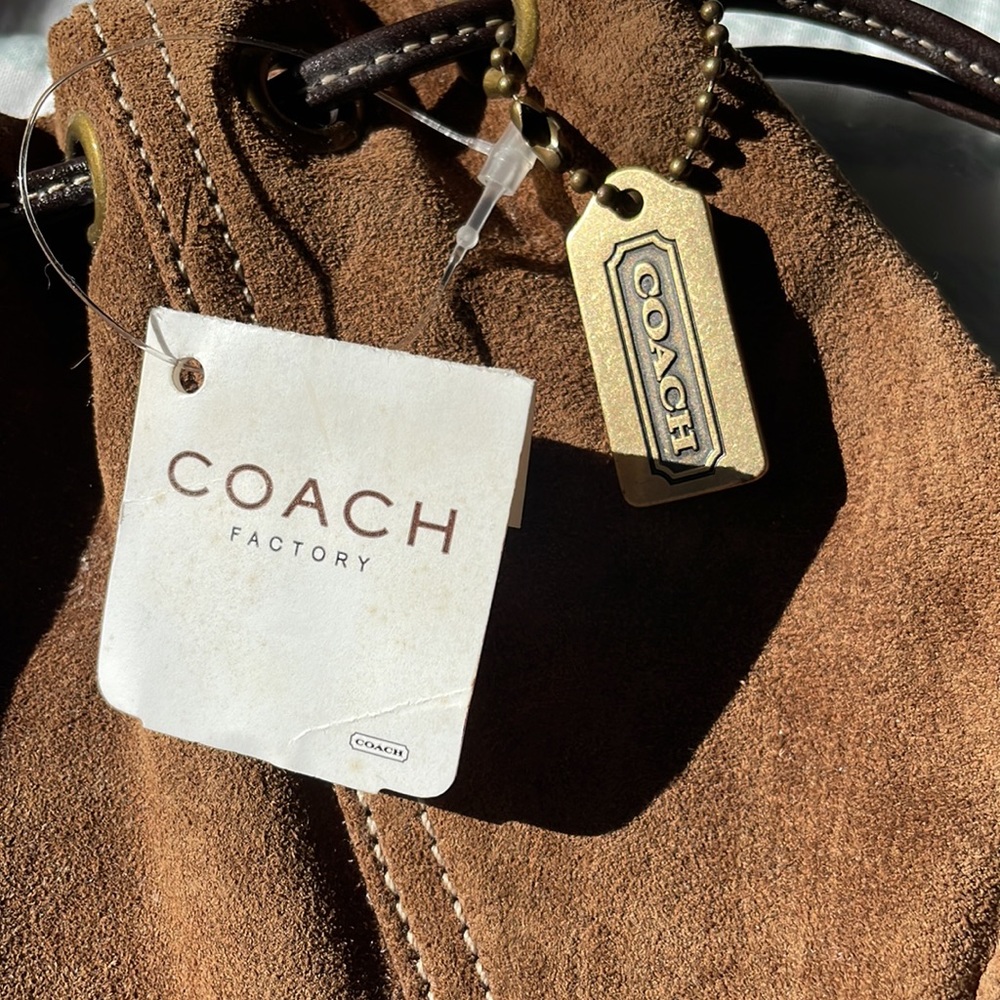 Coach drawstring suede wristley - Picture 5 of 11